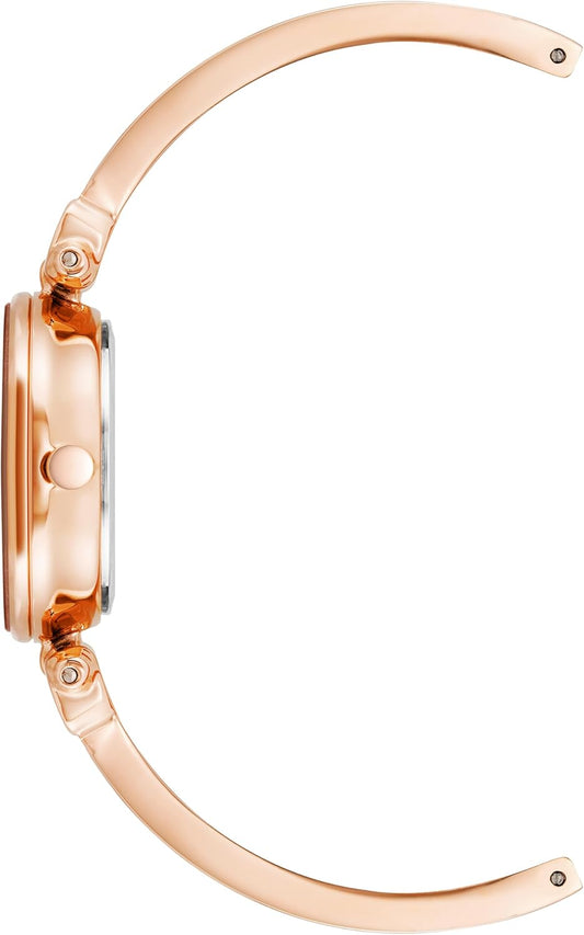Women'S Genuine Diamond Dial Bangle Watch